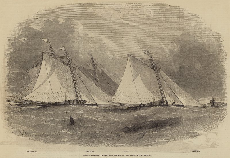 Course du Royal London Yacht Club, départ d