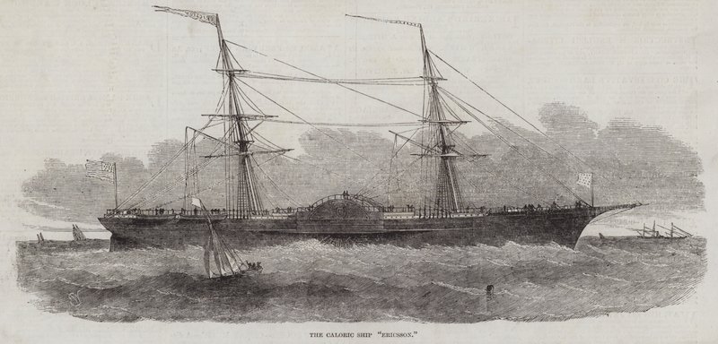 Le navire calorique Ericsson - Edwin Weedon