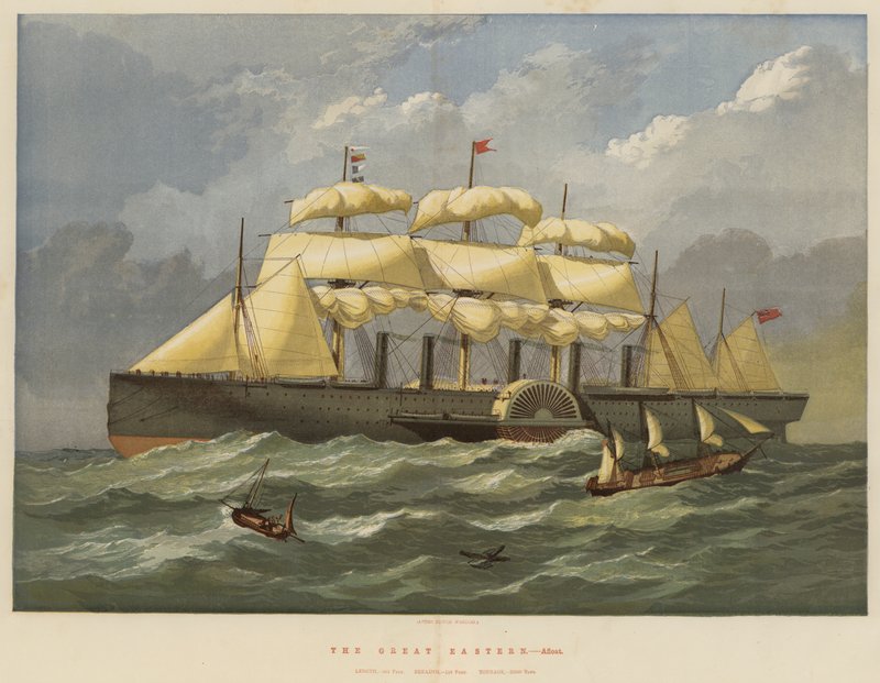 Le Great Eastern, à flot - Edwin Weedon