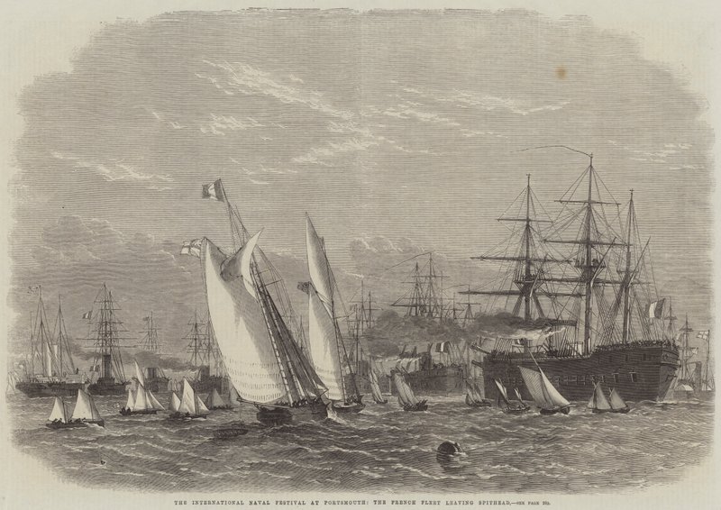 Le festival naval international à Portsmouth, la flotte française quittant Spithead - Edwin Weedon
