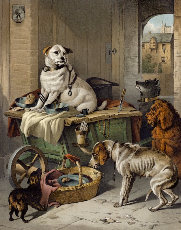 Jack dans le bureau - Edwin after Landseer