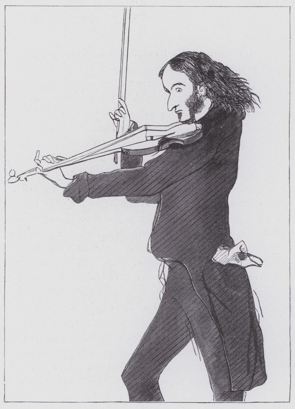 Nicolo Paganini - Edwin (after) Landseer