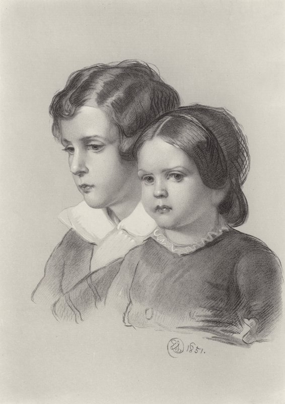 Garçon et fille - Edwin Landseer