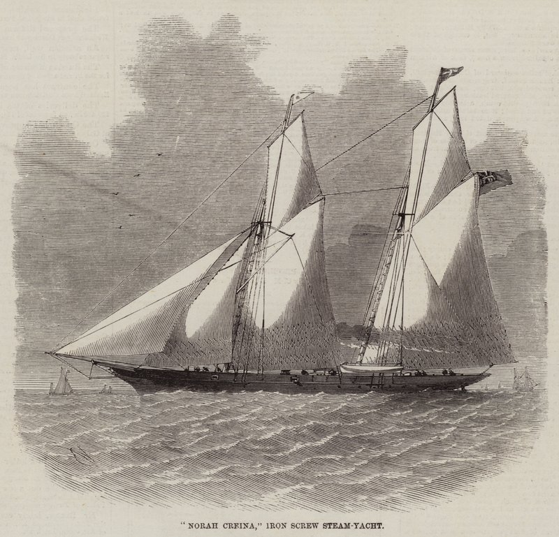 Norah Creina, yacht à vapeur à vis en fer - Edwin Weedon