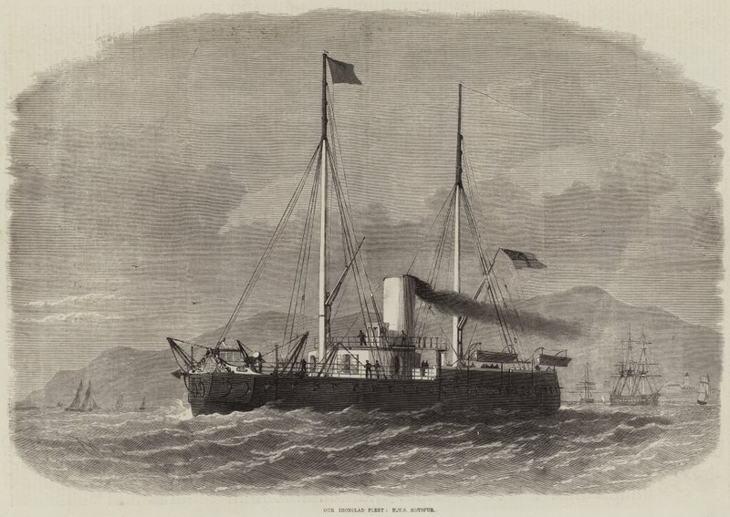 Notre flotte cuirassée, HMS Hotspur - Edwin Weedon