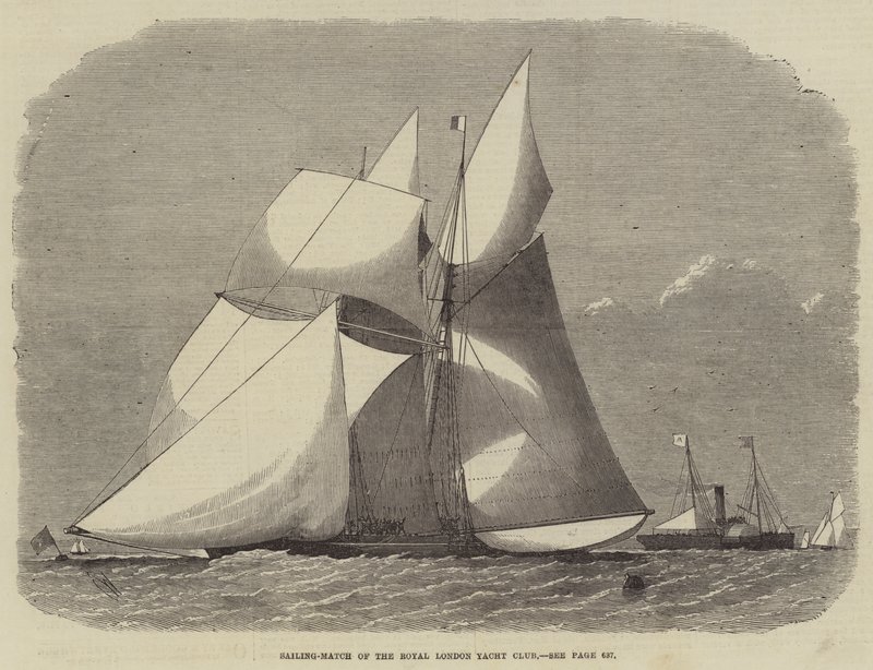 Course de voiliers du Royal London Yacht Club - Edwin Weedon