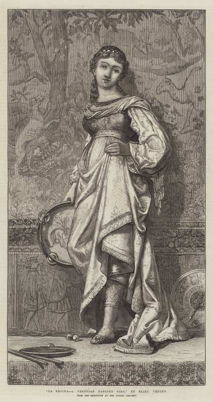 La Regina, une danseuse vénitienne - Elihu Vedder