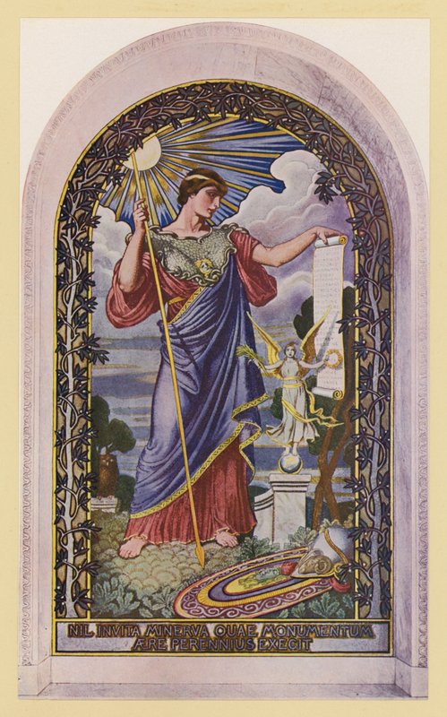 La Minerve de la Paix - Elihu Vedder