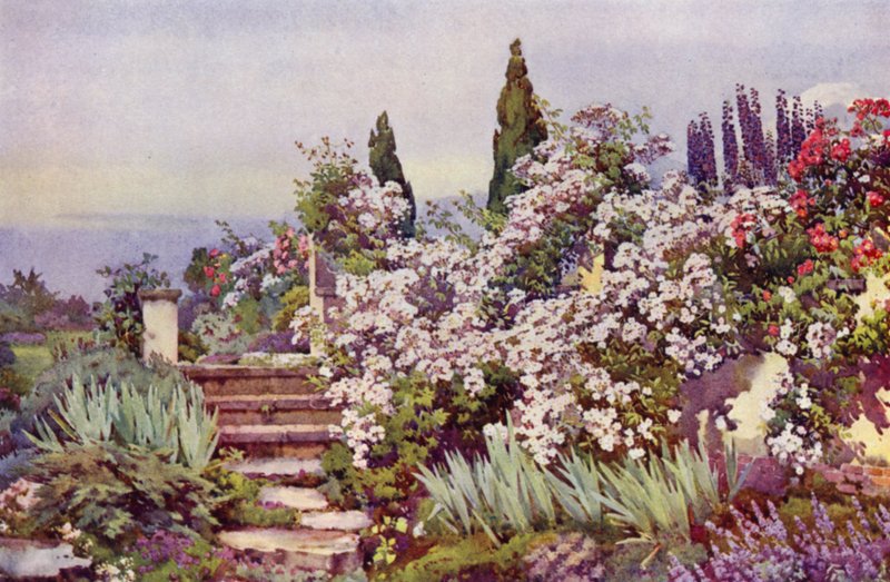 Les marches du jardin - Ella Du Cane