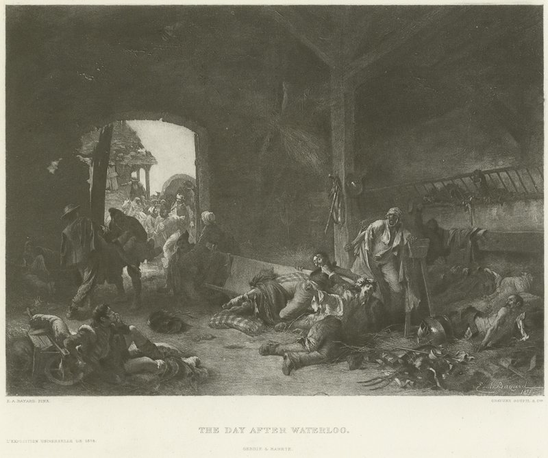 Le jour après Waterloo - Emile Antoine Bayard