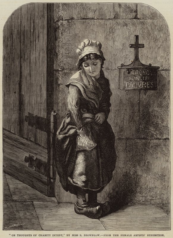 Sur des Pensées de Charité Intention - Emma Brownlow