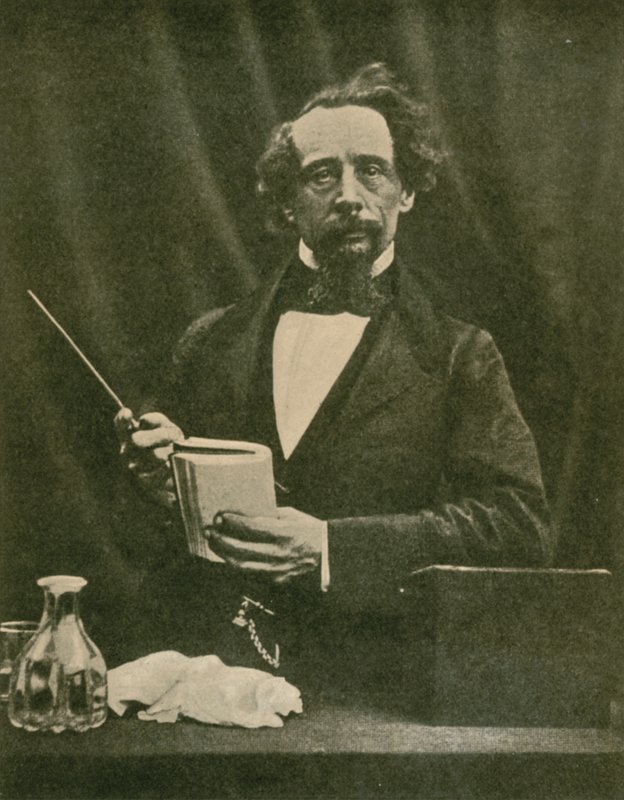 Charles Dickens, donnant une lecture, 1859 - English Photographer