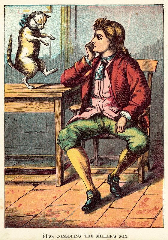 Le Chat console le fils du meunier - English School