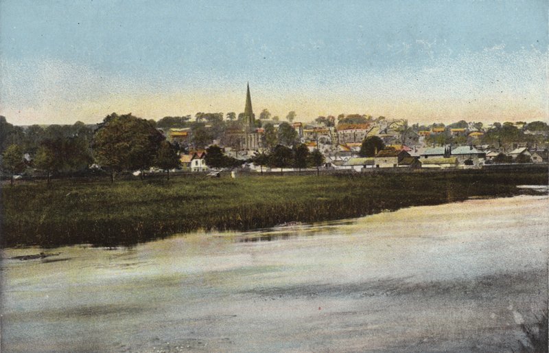 Bakewell, Vue Générale depuis la Rivière - English Photographer