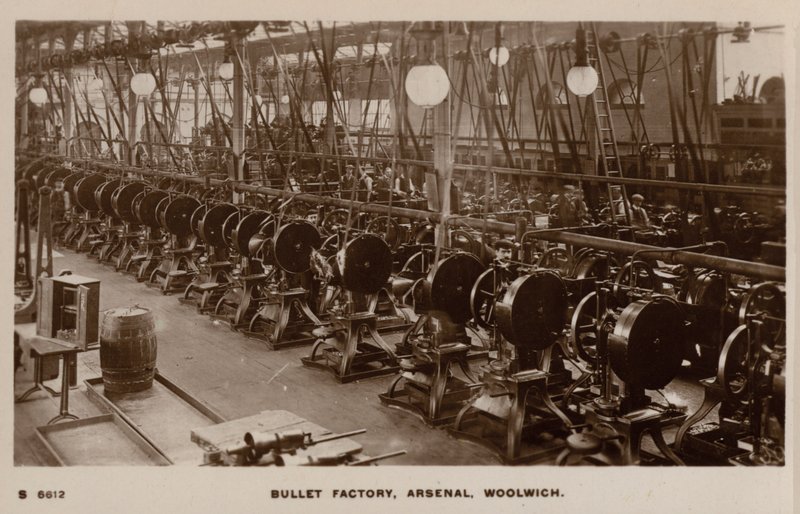 Usine de balles, Arsenal, Woolwich - English Photographer