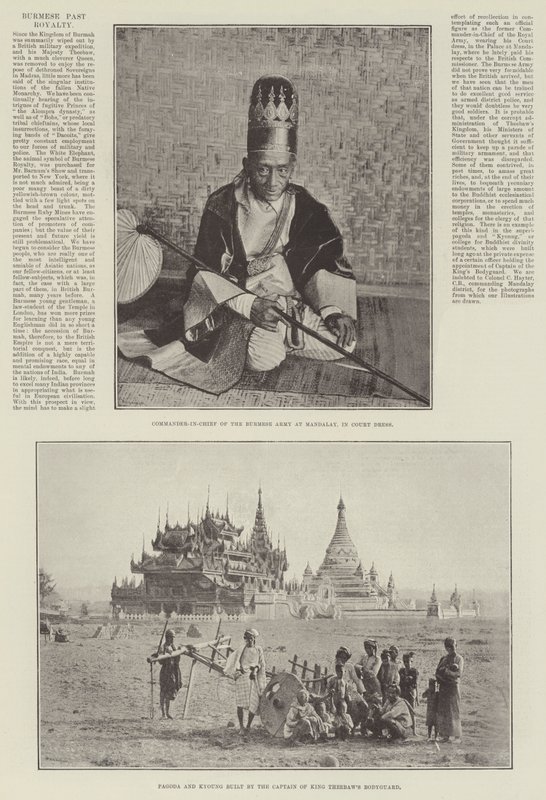 Ancienne royauté birmane - English Photographer
