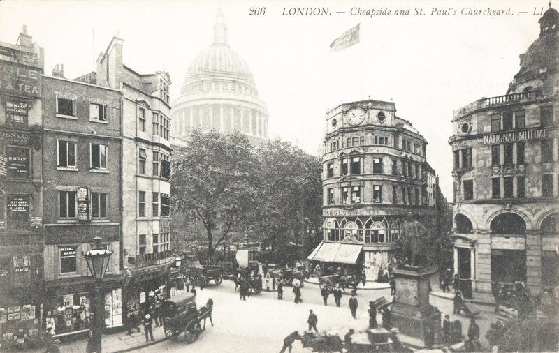 Cheapside et St Pauls Churchyard - English Photographer