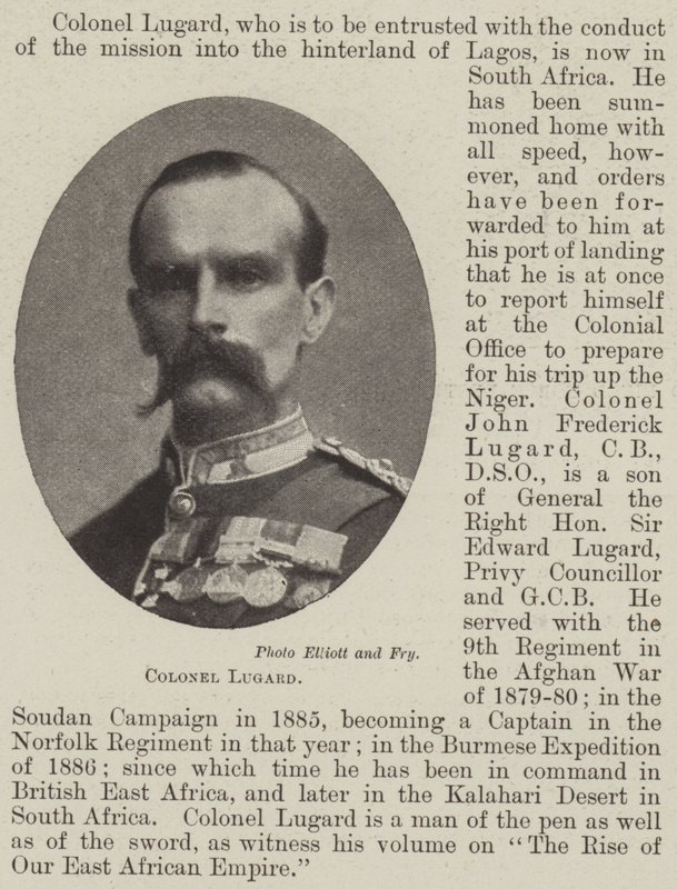 Colonel Lugard - English Photographer