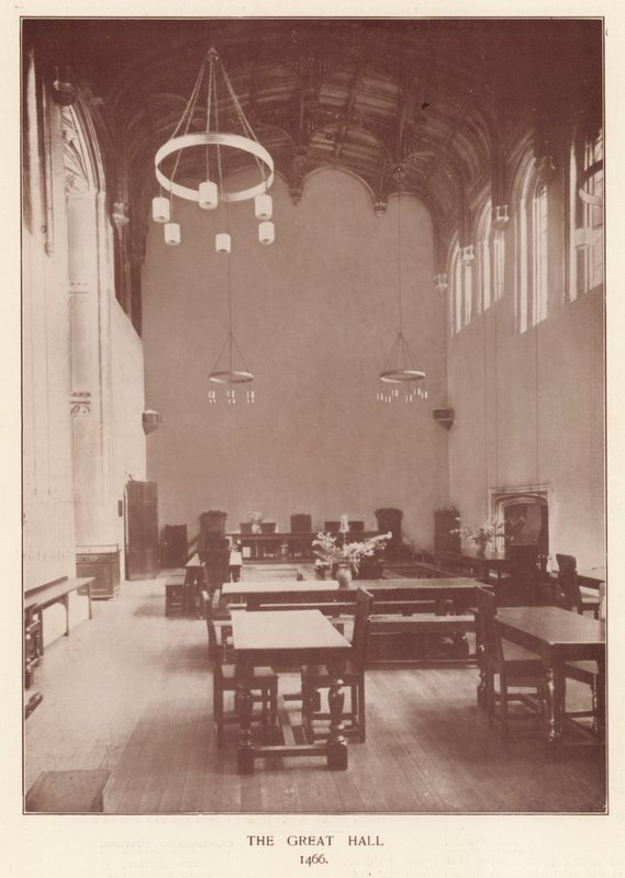 Crosby Hall, Cheyne Walk : La Grande Salle - English Photographer