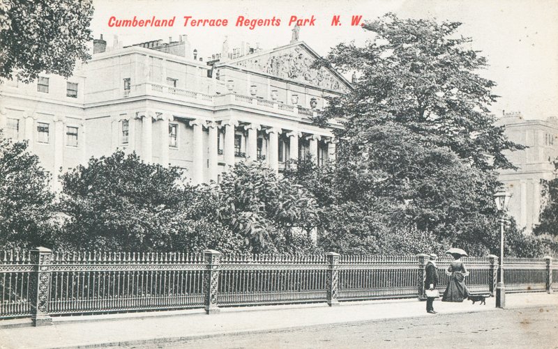 Cumberland Terrace à Regents Park - English Photographer