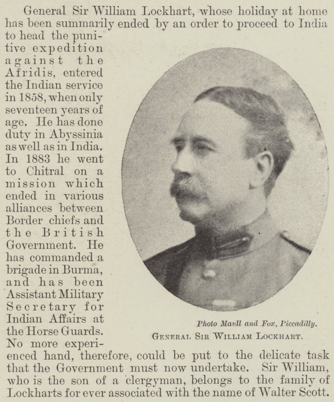 Général Sir William Lockhart - English Photographer