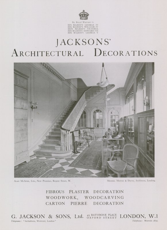 Décorations architecturales de Jacksons - English Photographer