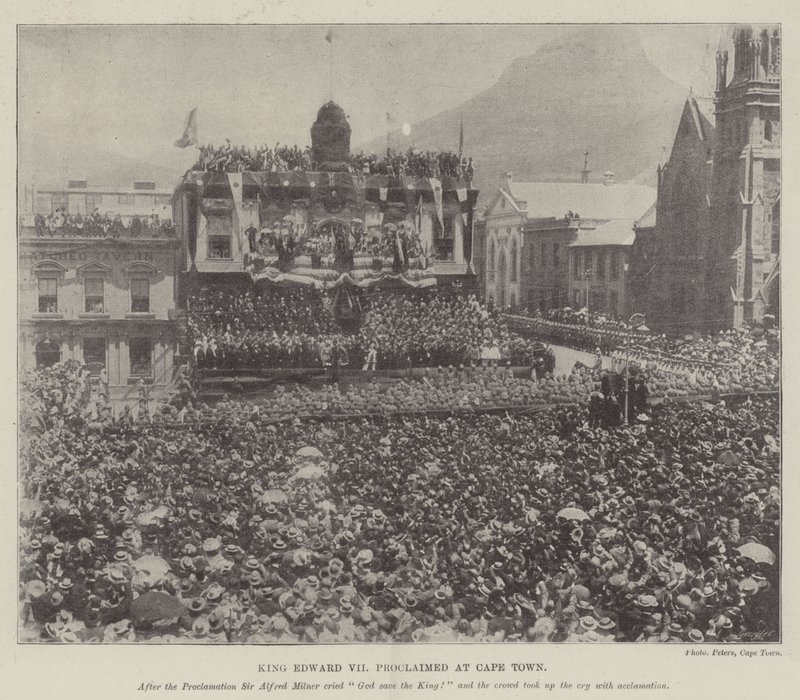 Le roi Édouard VII proclamé au Cap - English Photographer
