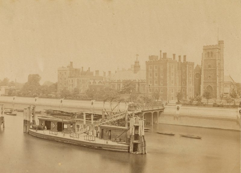 Palais de Lambeth et embarcadère - English Photographer