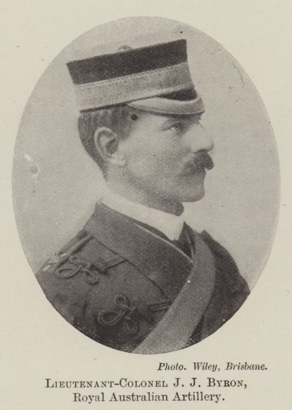 Lieutenant-colonel J J Byron, Artillerie royale australienne - English Photographer