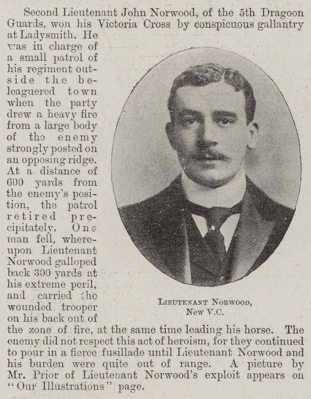 Lieutenant Norwood, nouveau VC - English Photographer