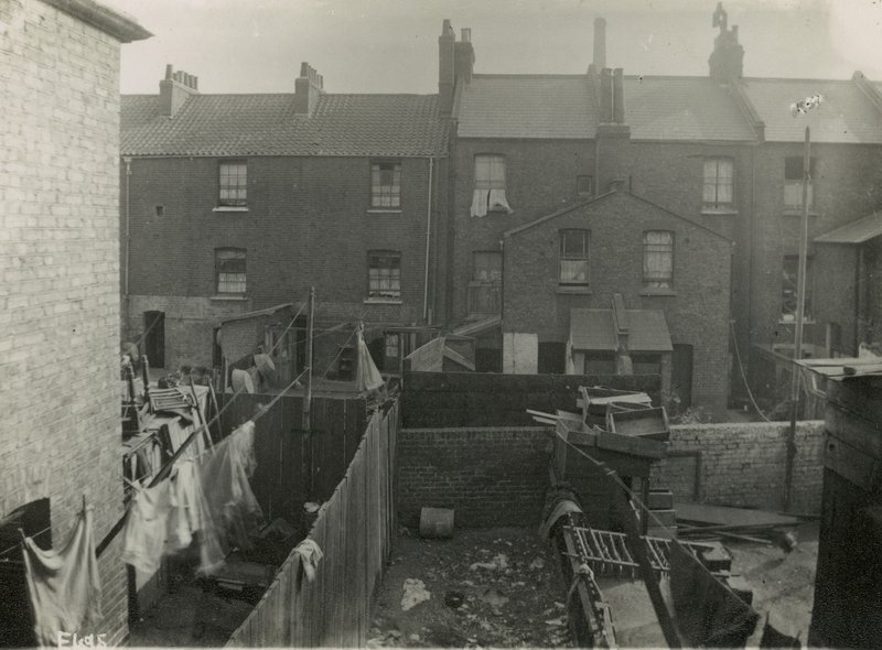 Londres, arrière des maisons - English Photographer