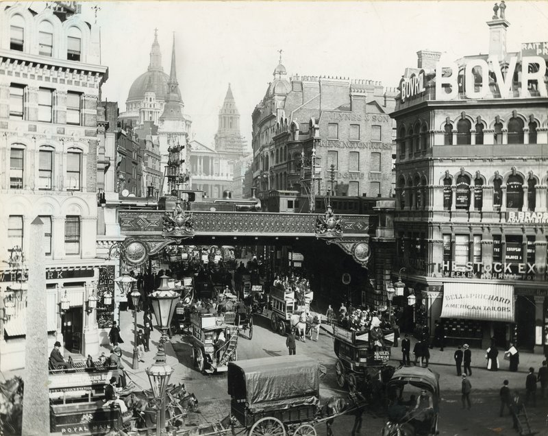 Ludgate Circus, Londres, vers 1900 - English Photographer