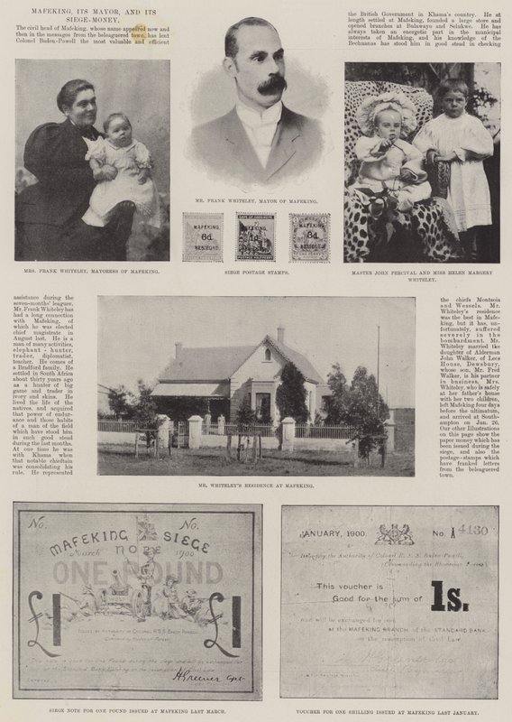 Mafeking, son maire et son argent de siège - English Photographer