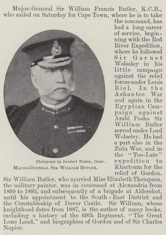 Major-général Sir William Butler - English Photographer