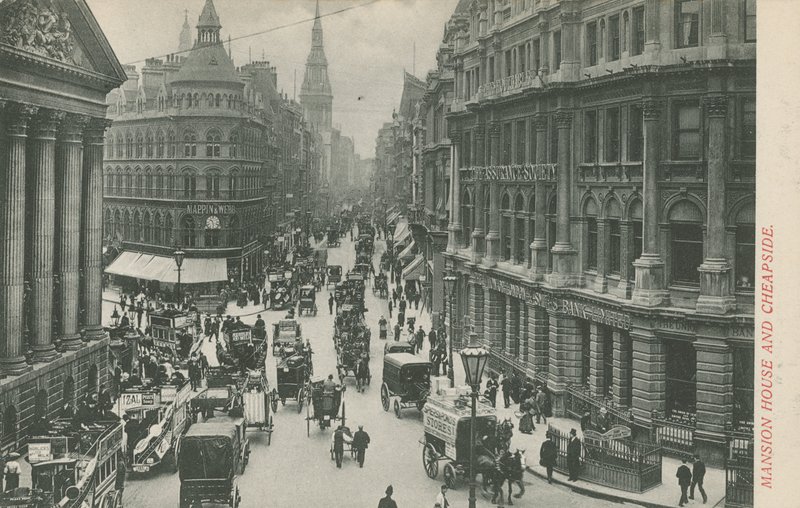 Mansion House et Cheapside, Londres - English Photographer