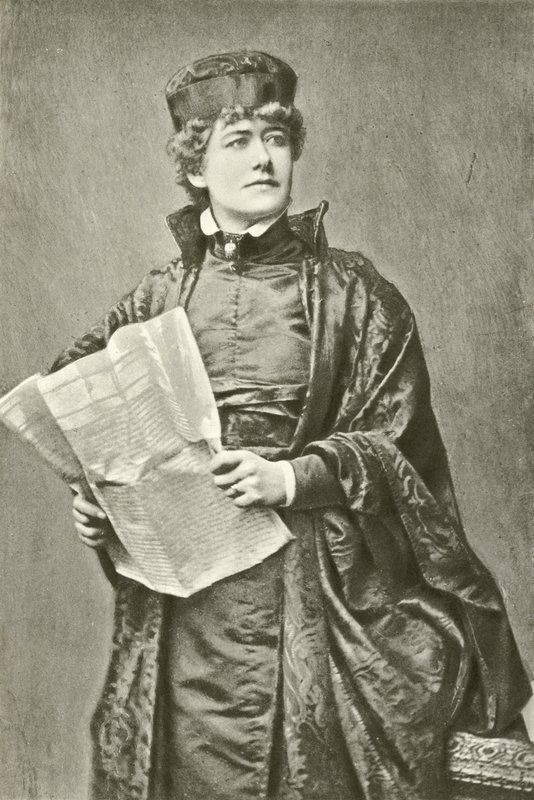 Miss Ellen Terry en Portia (gravure) - English Photographer