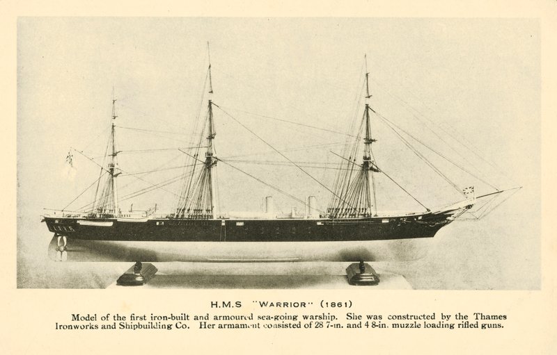 Modèle du HMS Warrior - English Photographer