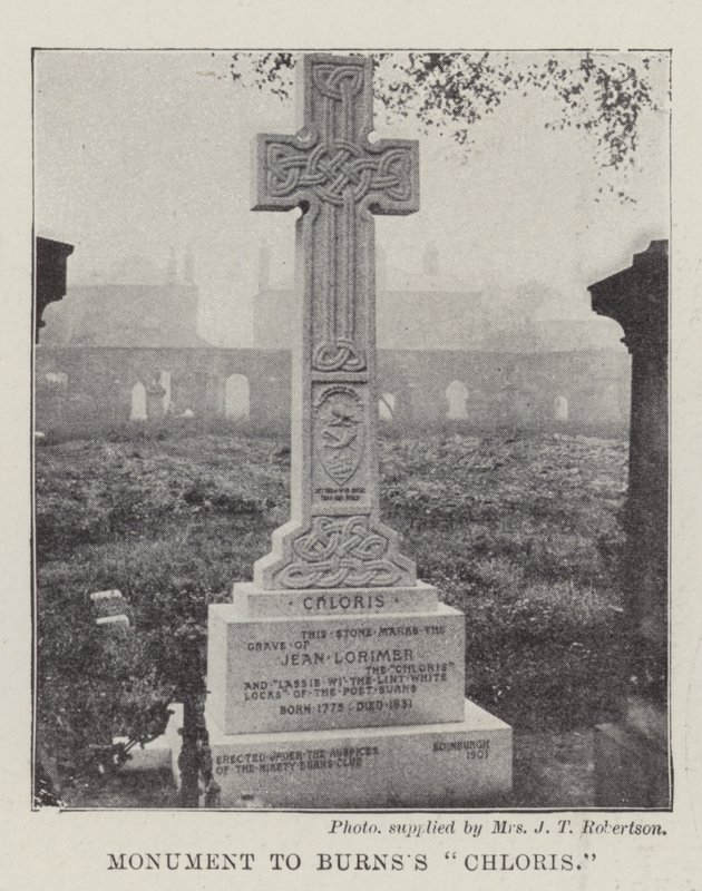 Monument à Chloris de Burns - English Photographer
