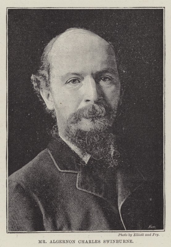 M. Algernon Charles Swinburne - English Photographer