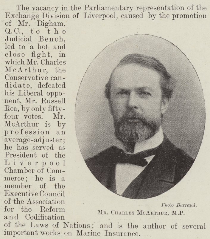 M. Charles McArthur, MP - English Photographer