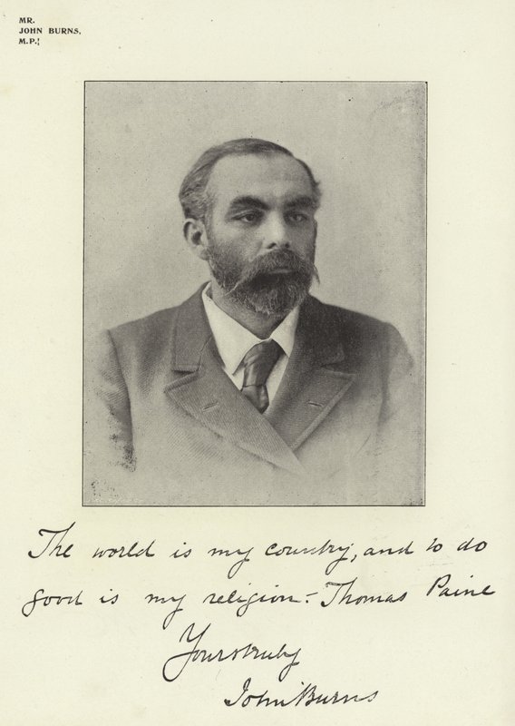 M. John Burns, MP - English Photographer
