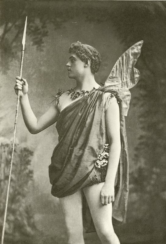 M. Otto Stuart en Oberon (gravure) - English Photographer