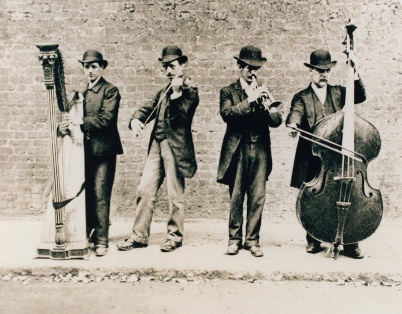 Musiciens à Greenwich en 1884 - English Photographer