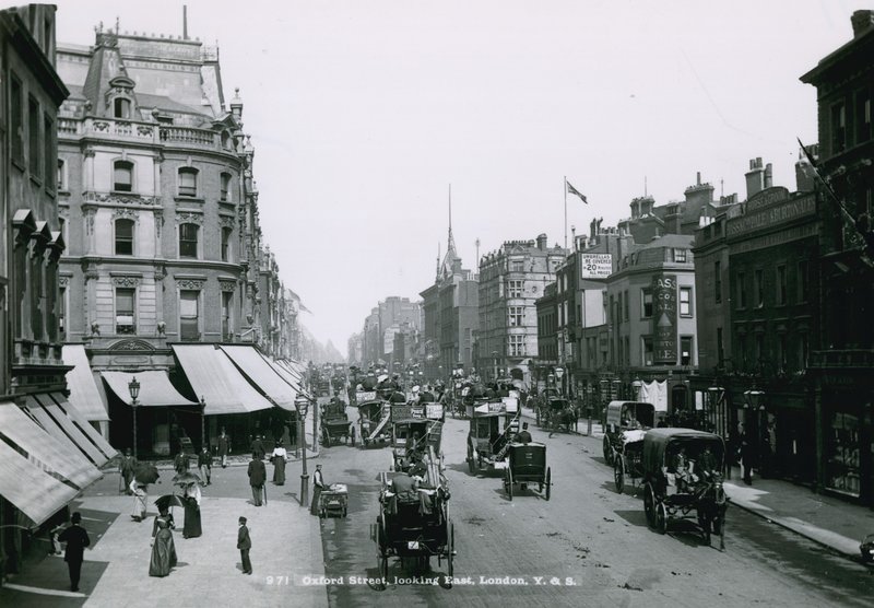 Oxford Street, Londres, vue vers l