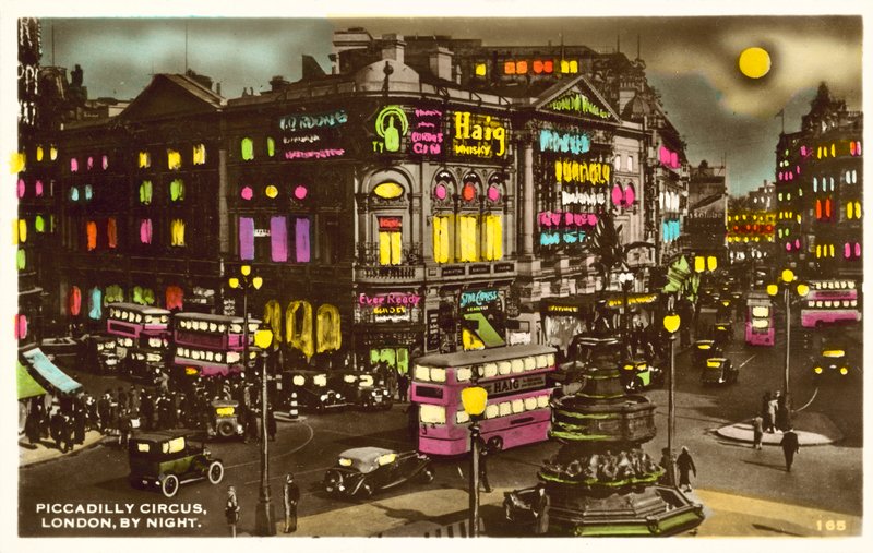 Piccadilly Circus, Londres, la nuit (photo) - English Photographer