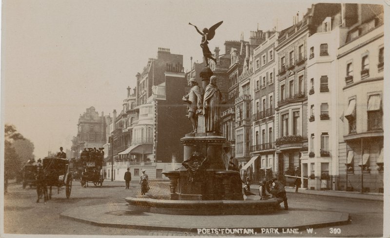 Fontaine des Poètes, Park Lane, Londres - English Photographer