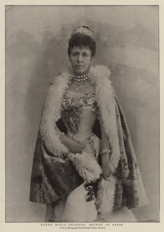 La reine Maria Cristina, régente d
