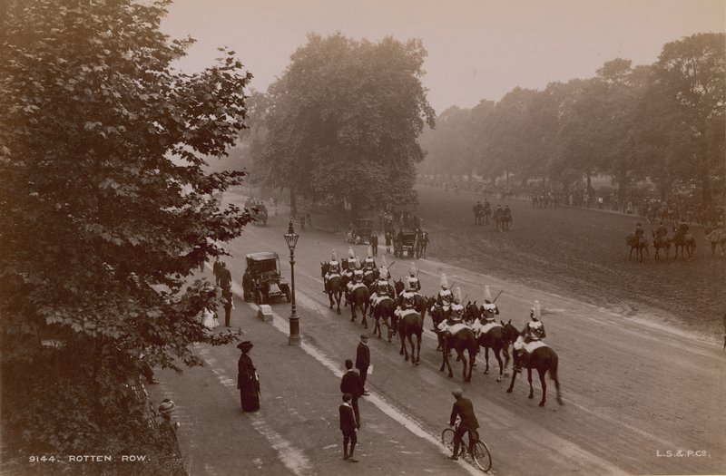 Rotten Row, Hyde Park, Londres - English Photographer