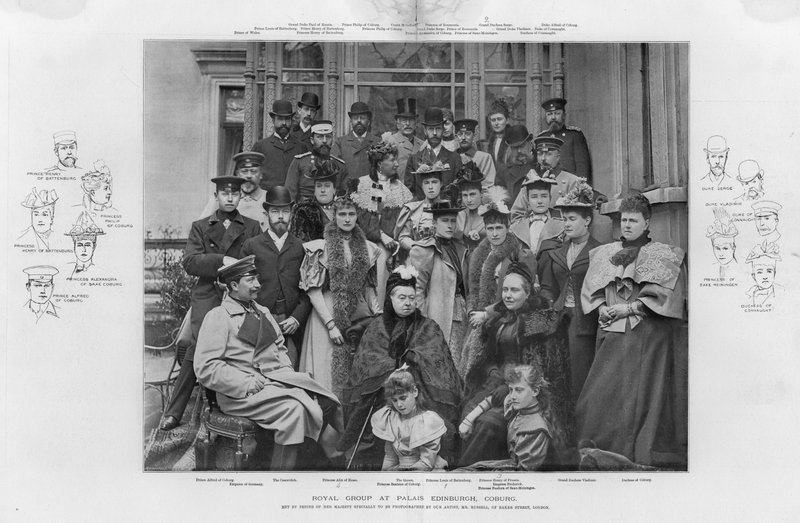 Groupe royal au Palais d