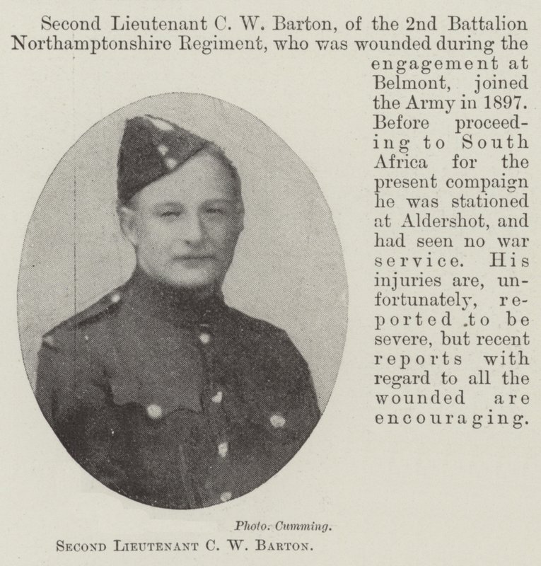 Sous-lieutenant C W Barton - English Photographer